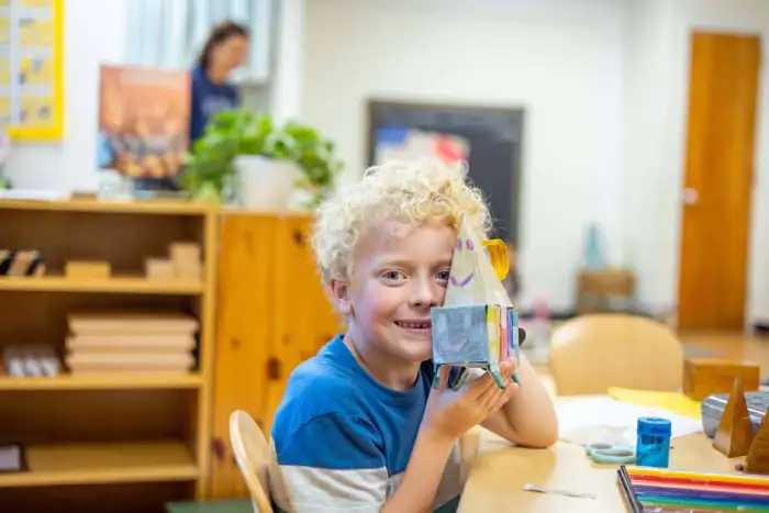 Keystone-4-scaled A child working with a teacher in a Keystone Montessori classroom